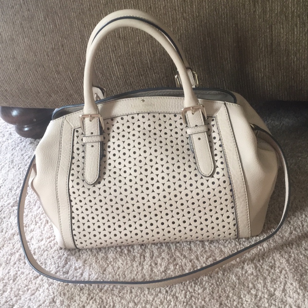 Kate Spade ♠️ Sloan Mercer Isle Perforated Satchel